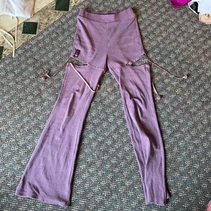 Gang Young cutout flares pants